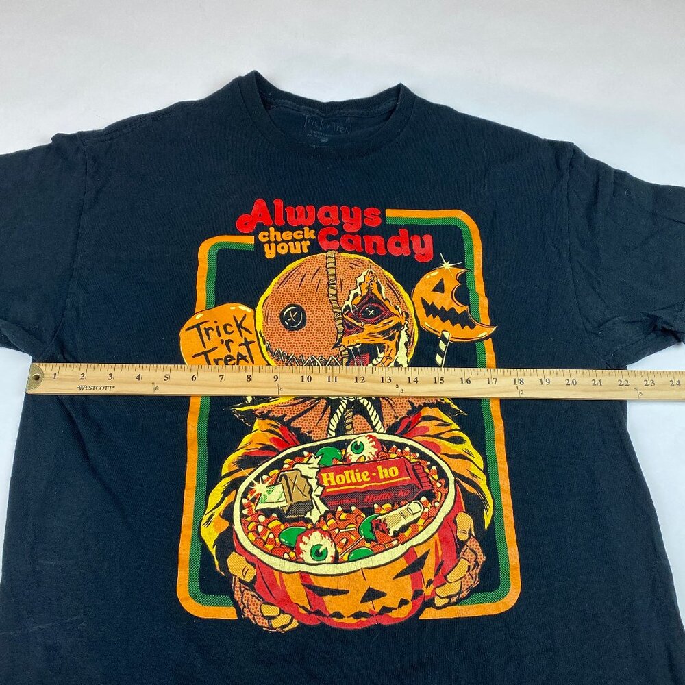 Trick R Treat Always Check Your Candy T-Shirt Men's Size XL - Picture 9 of 9